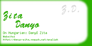 zita danyo business card